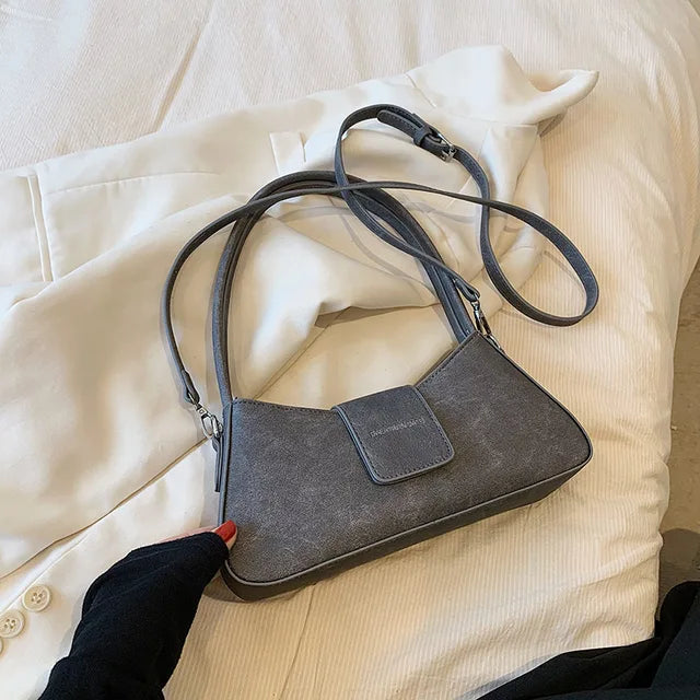 Small PU Leather Shoulder Bag – Minimal Designer Style