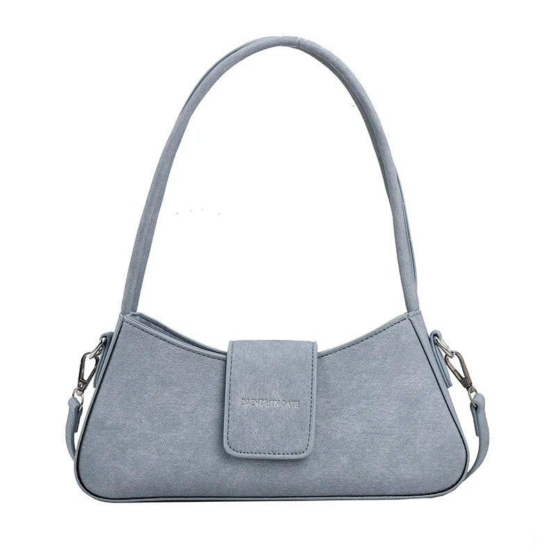 Small PU Leather Shoulder Bag – Minimal Designer Style